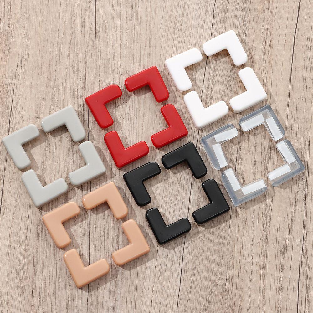 4Pcs Soft PVC Self-Adhesive Baby Safe Corner Protector Table Desk Corner Guard Children Safety Edge Guards For Baby Protection
