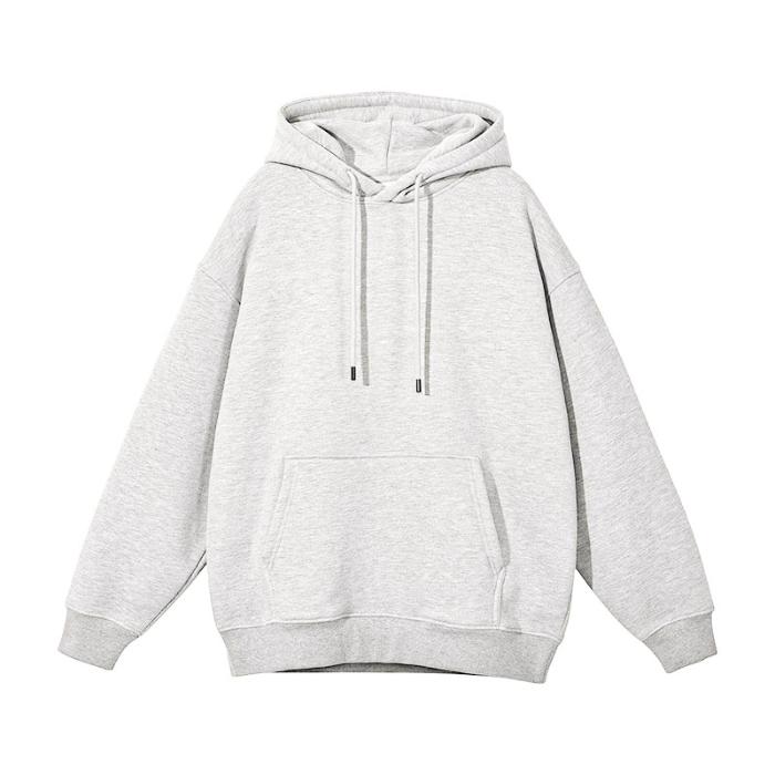 Unisex Pullover Women Men Couple Hoodie Autumn Winter Cotton Sweatshirt Solid Color Drawstring Pocket Loose Streetwear Casual Warm Pullover Top