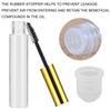 5pcs 10ml Empty Mascara Tube with Eyelash Wand Lightweight Portable Mascara Container DIY for Makeup