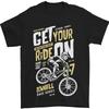 Get Your Ride In Downhill Mountain Cycling Men's 100% Cotton T-Shirt