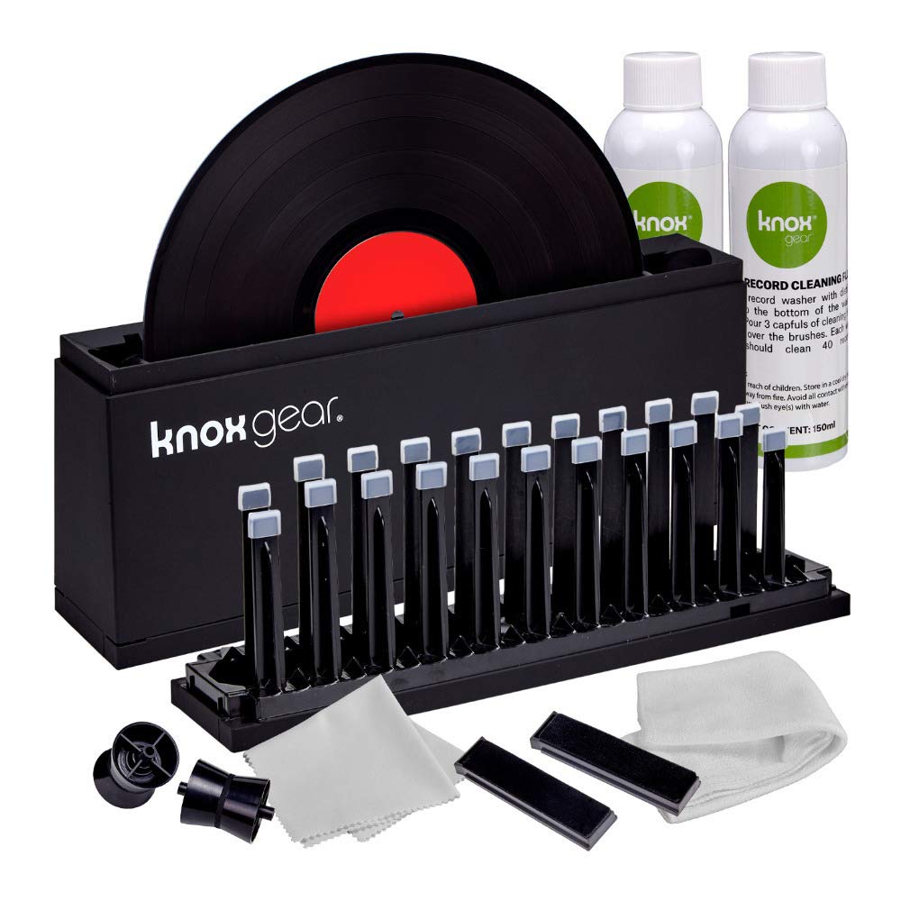 Audio-Technica AT-LP60X Bluetooth Fully Automatic Belt-Drive Turntable Black with Vinyl Record Cleaning Kit