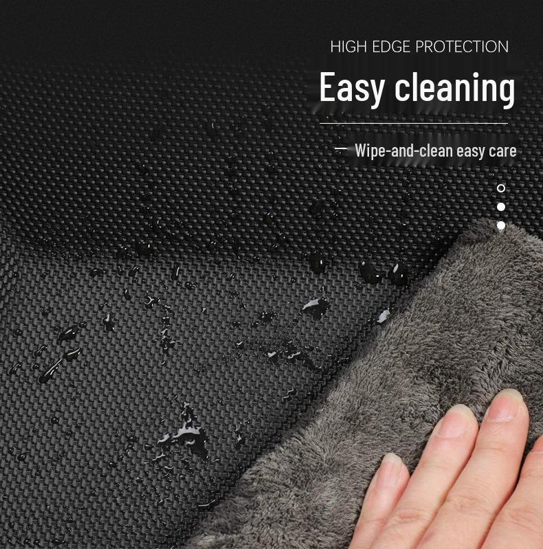 BYD Dolphin Yuan Plus RHD XPE Waterproof Floor and Trunk Mats, Wear-Resistant Backrest Pad