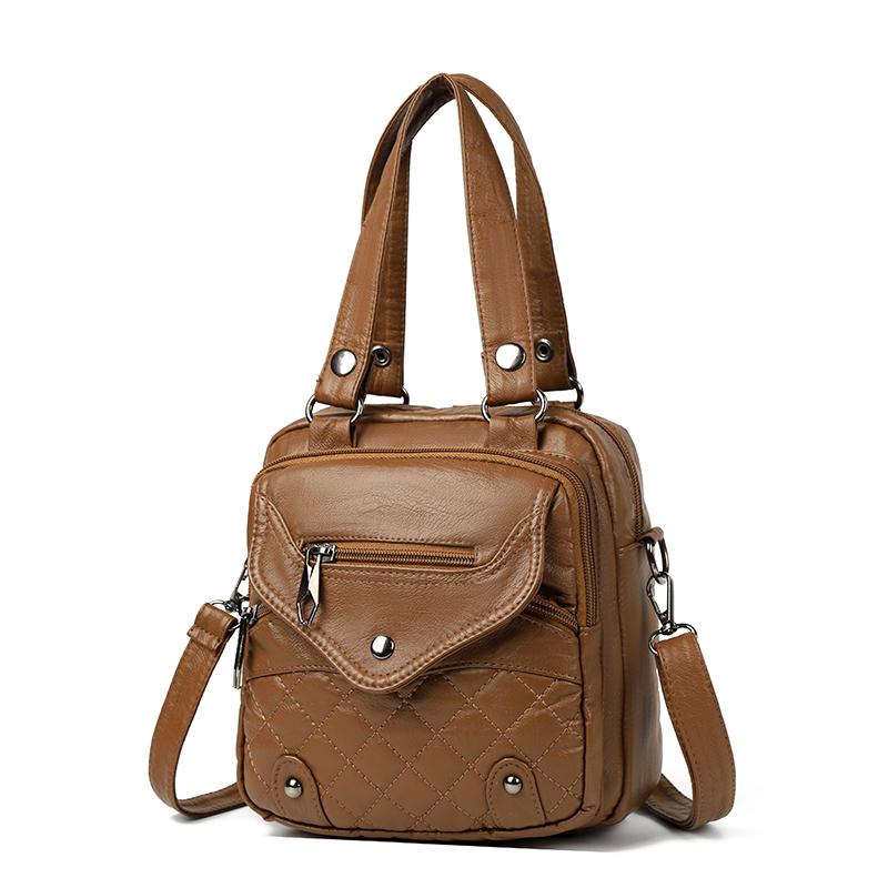 Damenhandtasche Multifunktionaler Nieten-Rucksack