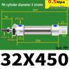 Corrosion Resistant Stainless Steel Pneumatic Cylinder 16-40mm/50-150mm