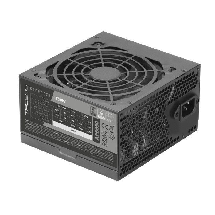 Alimentation ATX - Tacens - APB650 - 650W - 80Plus Bronze - Ventilateur Ultra-Silencieux 12cm