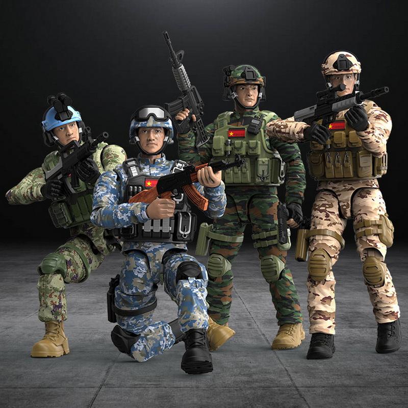 Special Forces Model Toy Soldiers With Removable Joints Action Figure Set Home Ornament Birthday Gift For Kids
