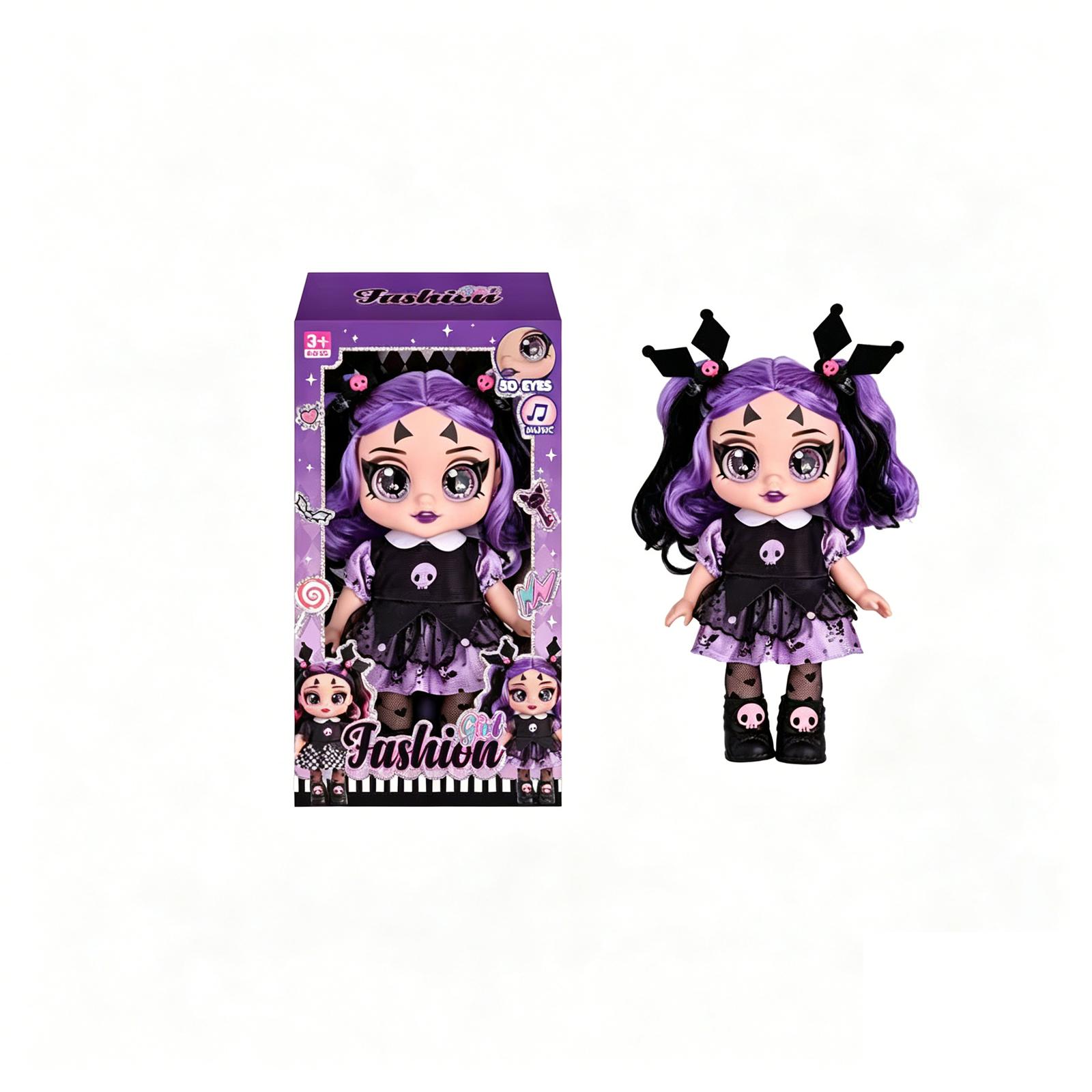 

Fashion Doll with Music Feature Soft Vinyl Body 12 Inch Collectible Toy Doll with Detailed Outfit and Accessories Suitable for Ages 3 and Up One Size