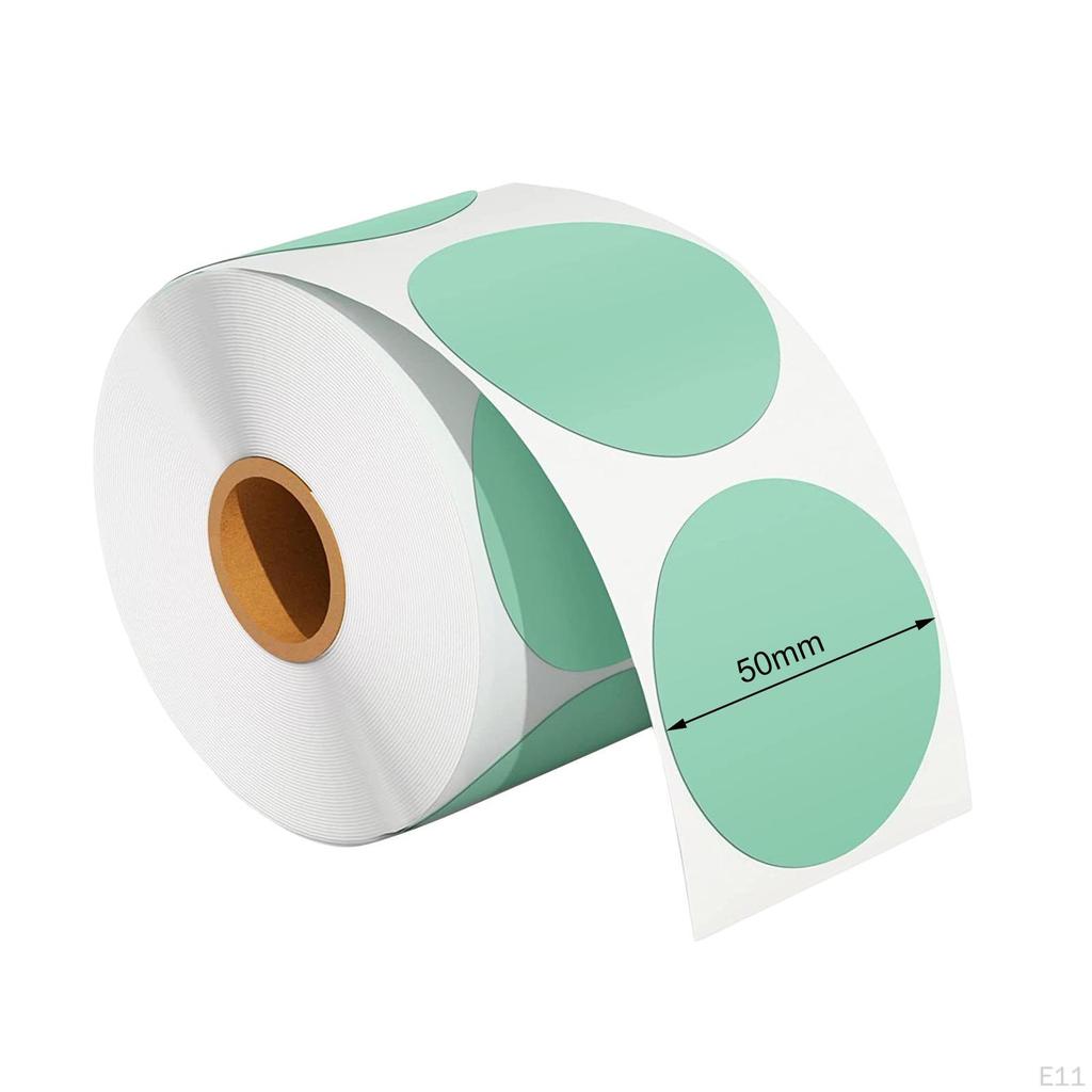 Colorful Round Sticker Labels for Office And Kitchen Organization