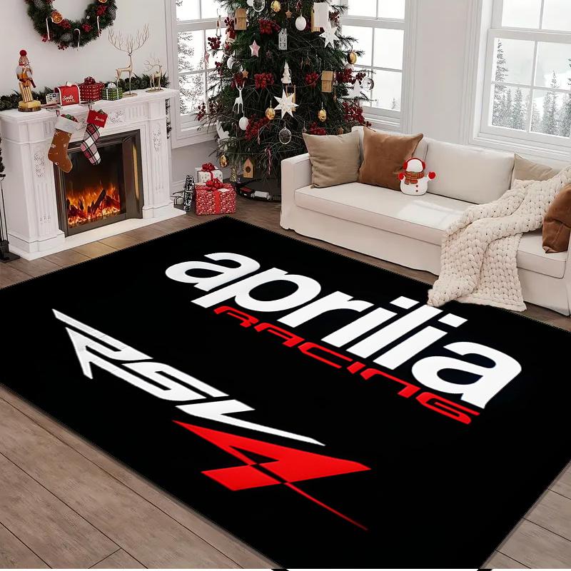 Aprilia Racing Rug Area rug for Livingroom, Bedroom, Palyroom, Chair Rug, Office Rug, Floor mat, Large Size Fan Christmas Birthday gift