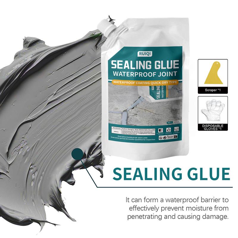 Fast-Drying Waterproof Self-Leveling Grout and Caulking Adhesive for Floors, Walls, Roofs, and Gaps