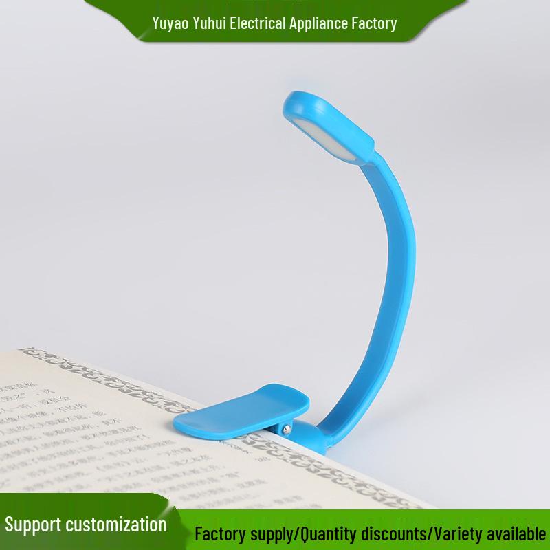 Bezstopniowe ściemnianie LED Klips do książki - Zasilany bateryjnie do czytania w nocy