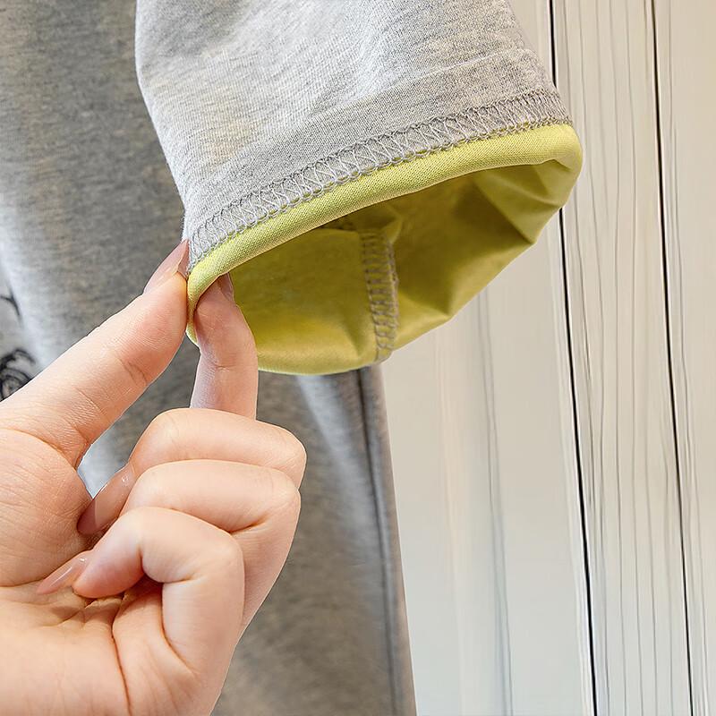 Women's Commuter Cartoon Sequin Round Neck Short Sleeve T-Shirt