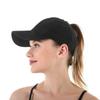 2023 New Ponytail Baseball Cap Summer Women's Adjustable Black Hat Messy Cap Casual Cotton Girl Snapback Mesh Cap