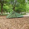 Double Layers Backpacking Tents 2 Persons Lightweight Camping Tent with Aluminium Pole