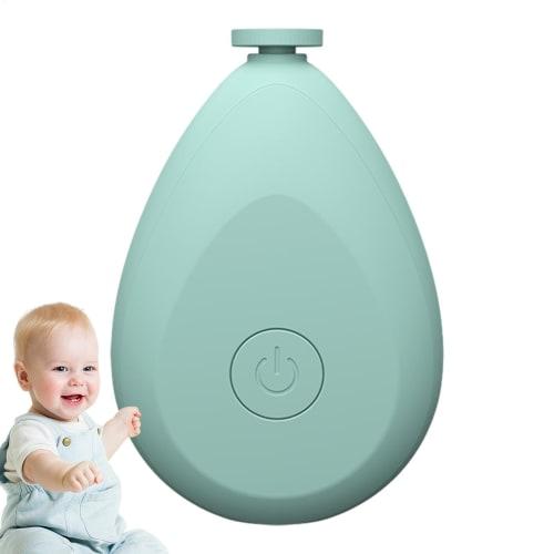 Electric Baby Nail Clippers - Baby Nail Trimmer with 4 Grinding Heads | Quiet Newborn Nail File, Safety First Toddler Nail Clippers, Battery-Operated