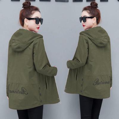 Calzature da donna taglie forti Giacca a vento da donna Primavera e Autunno Sottile Cappotto da donna Donna