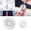 Peace Buckle Resin Mold Large Hole Circle Silicone Mold DIY Car Pendant Mold