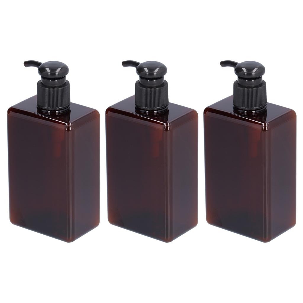 3 szt. Butelka z pompką 280 ml Pusty pojemnik na mydło w płynie Plastikowa butelka z prasą do użytku w podróży
