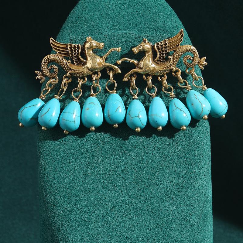 Yong Nuo Vintage Retro Jewelry: High-End, Colorfast Antique Earrings