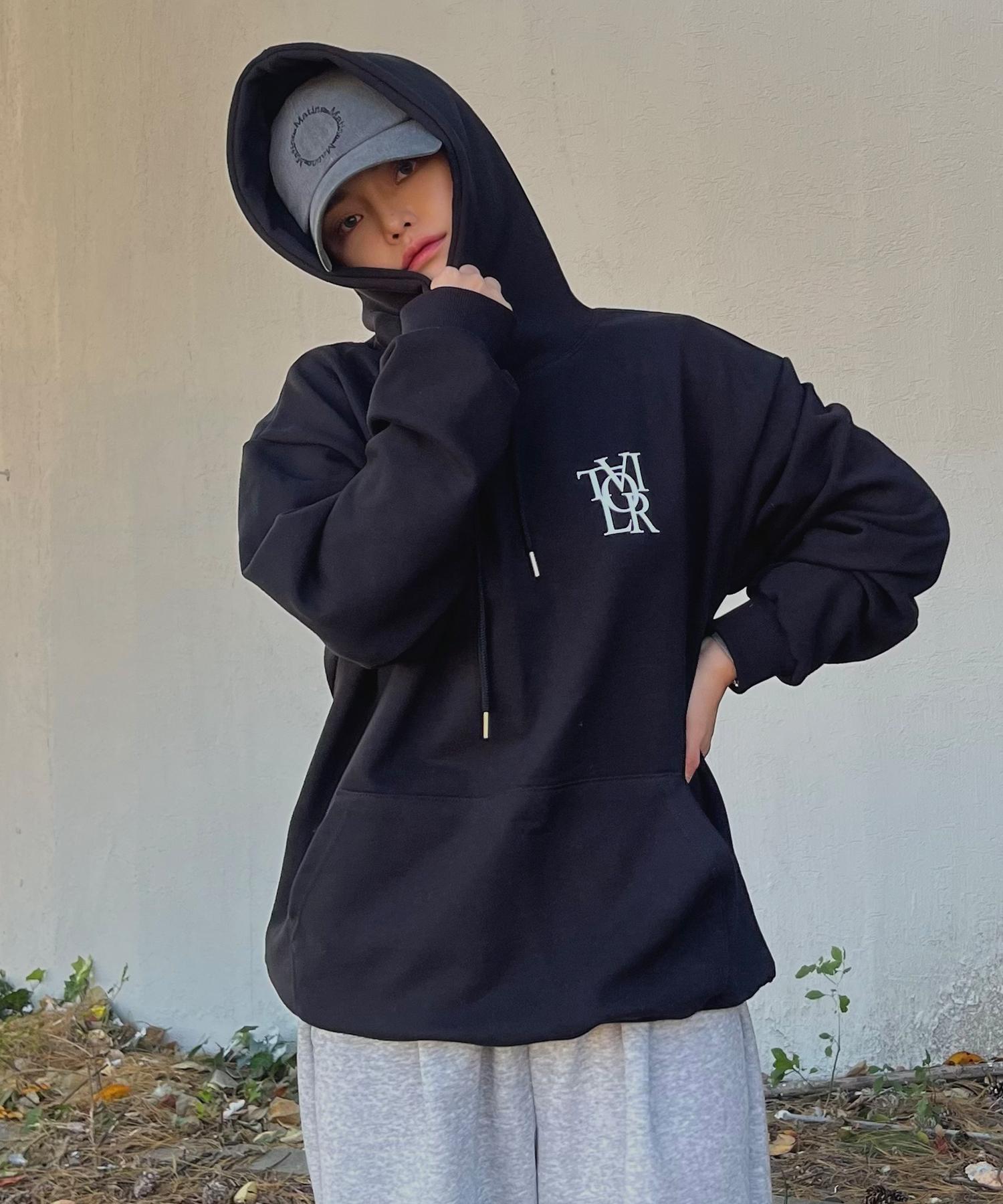 Taylor Studio Monogram Logo Hoodie (Navy) Navy/S