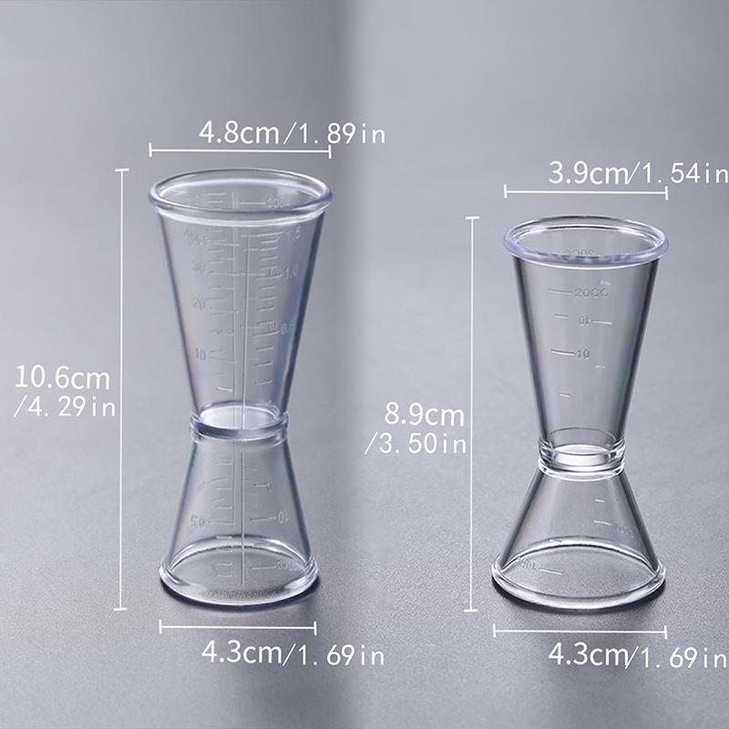 1Pc Cocktail Measure Cup For Home Bar Party Pc Resin Ounce Cup Measuring Cup Measurement Graduated Cup Cocktail Shaker Jigger