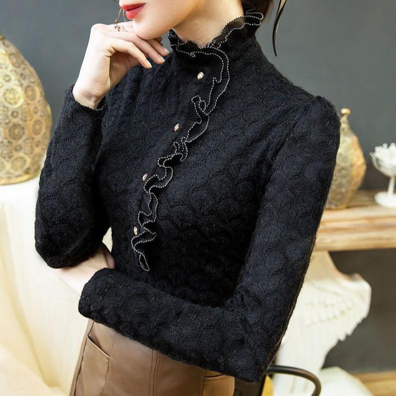 Fashionable and Sexy Lace Shirt for Women To Wear As Innerwear or Bottoming Shirt