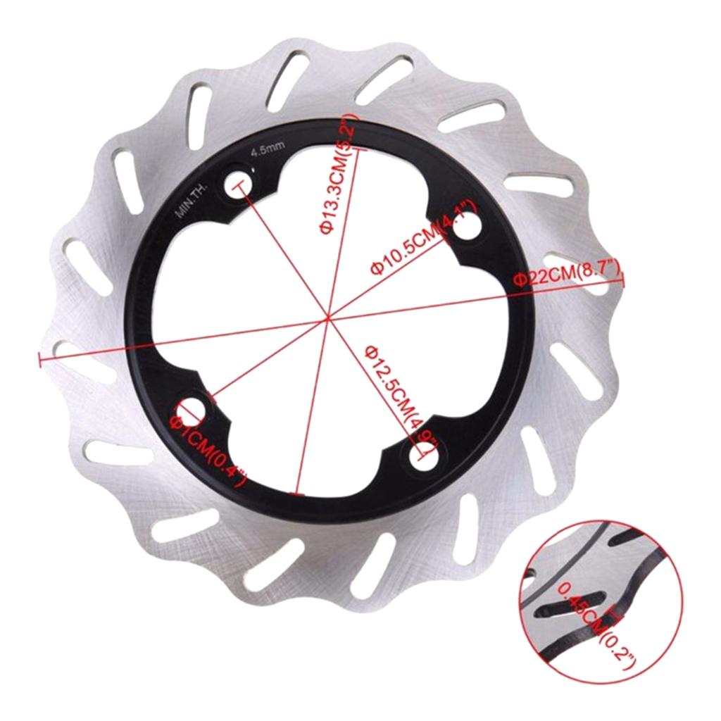 Motocyklový zadní brzdový kotouč pro CBR600RR 2003 2004 2005 2006 2007 CBR1000RR Fireblade CB 600 Hornet 2009-2013