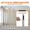Professional Dancing Pole, Spinning Static Dancing Pole Kit, Portable Removable Pole, 45mm Heavy-Duty Stainless Steel Pole, Height Adjustable Fitness