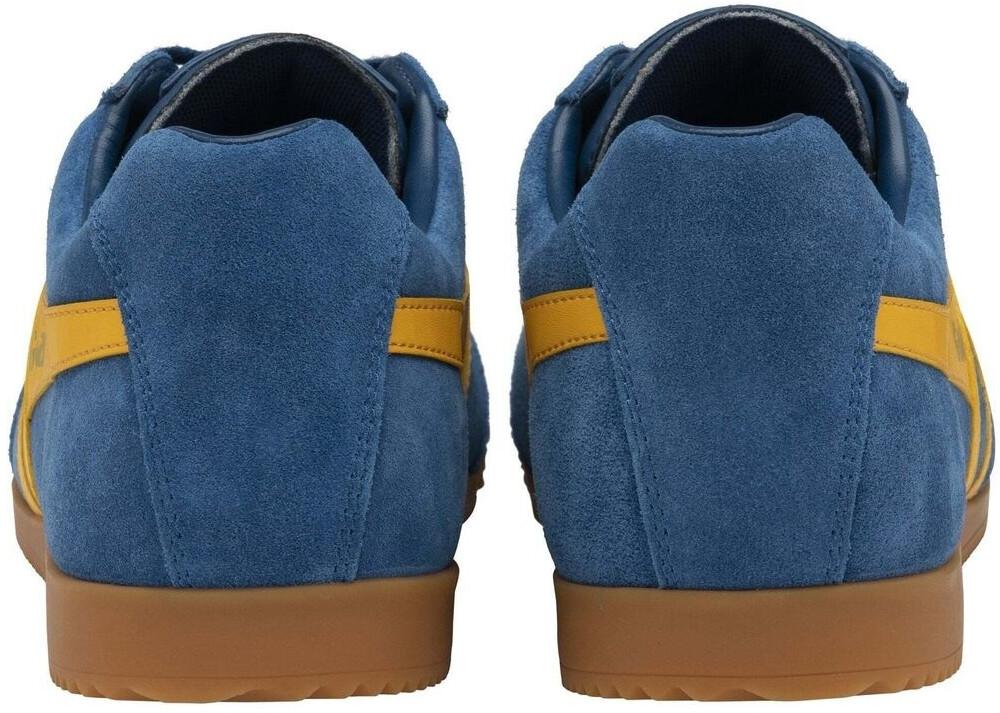Кроссовки Gola Harrier Suede (CMA192) морской синий/солнце