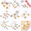 Luxury 18K Gold Plated Inlay Zircon Square Spacer Separator Beads High Quality Jewelry Making DIY Bracelets Necklace Accessories