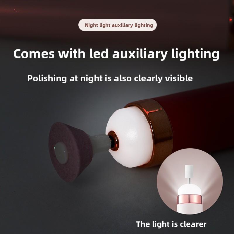 Mini Electric Nail Grinder Small Tools Nail Remover Nail Machine Portable Exfoliating Set Nail Grinder