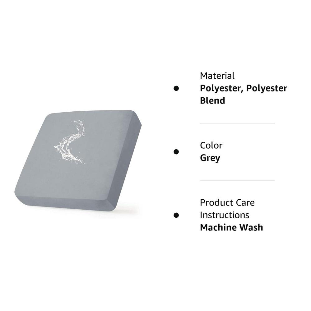 Olanly Waterproof Sofa Seat Cushion Cover Couch Cover Washable Stretch Sofa Seat Cushion Slipcovers For Sofa Pets Elastic Bottom