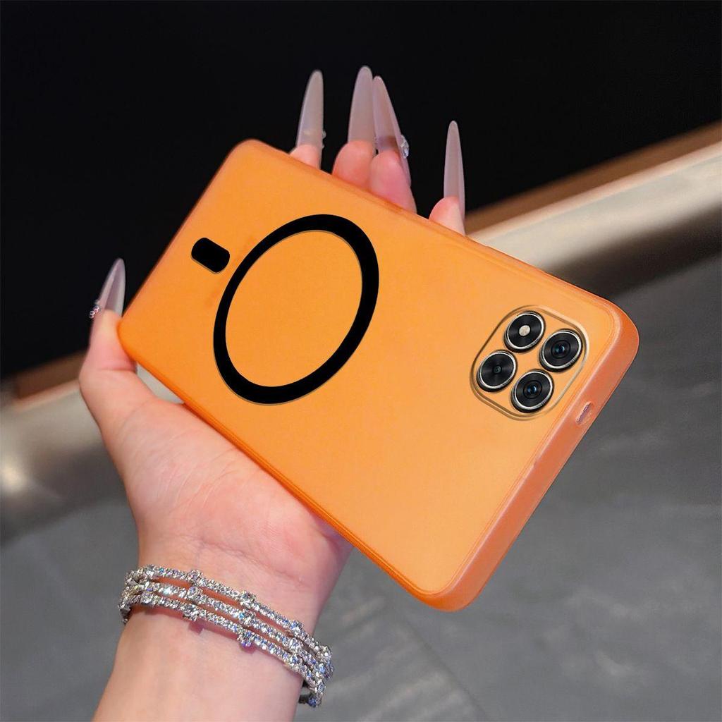 Frosted Semi Clear Magnetic Phone Case for Xiaomi Redmi Note 15 Pro+,15 Pro 5G 4G,15 5G,POCO M8 Pro 5G Soft TPU Shockproof Cover