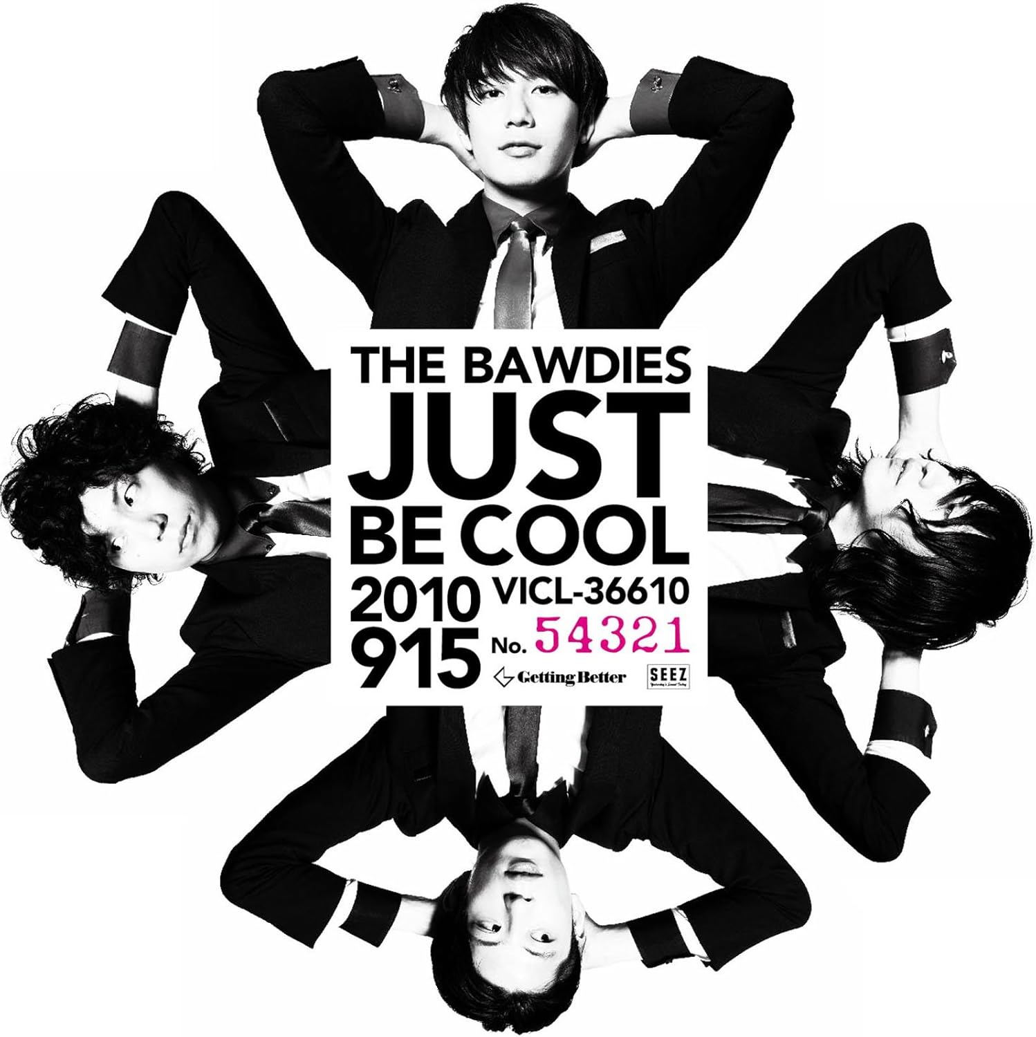 

CD BAWDIES - Just Be COOL VICL36610PROMO VICTOR Japan Obi Japanese Pop/Rock Used