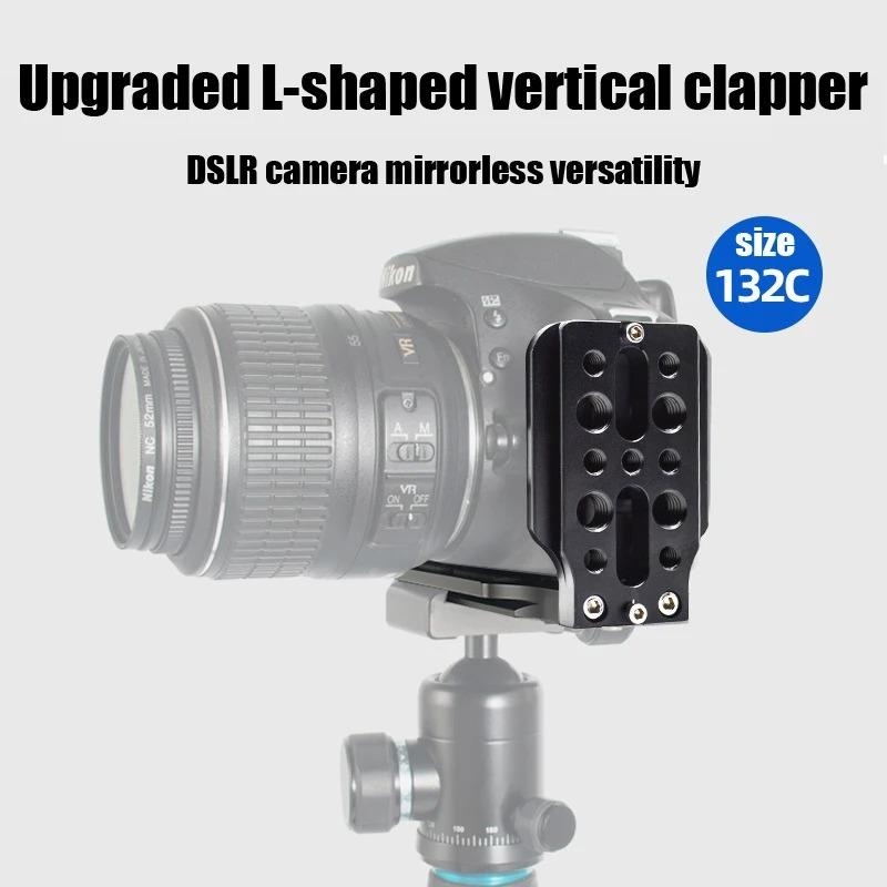 L-Winkel Universelle Schnellwechselplatte Mit 1/4” Schraube, Vertikaler Kamera-Halter Für Stativ, Kompatibel Mit Nikon Und Fuji