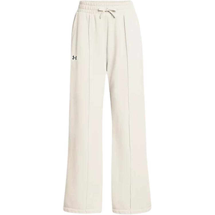 

Under Armour Rival Удобные Модные Флисовые Текстурированные Свободные Брюки Клеш Повседневные Женские низы Пик-Белый 1386516-110 XL