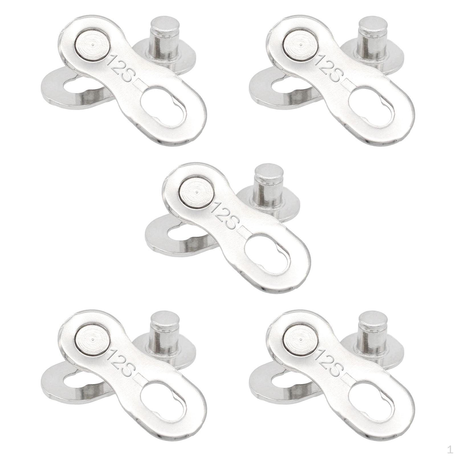 

5 пар велосипедных звеньев цепи Быстрые Легко установить Портативные Многоразовые Ремонт Практичные Премиум