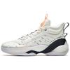 New KT7 Basketball Shoes Men High Top Ivory White/Magic Orange/Gray 112231101-6