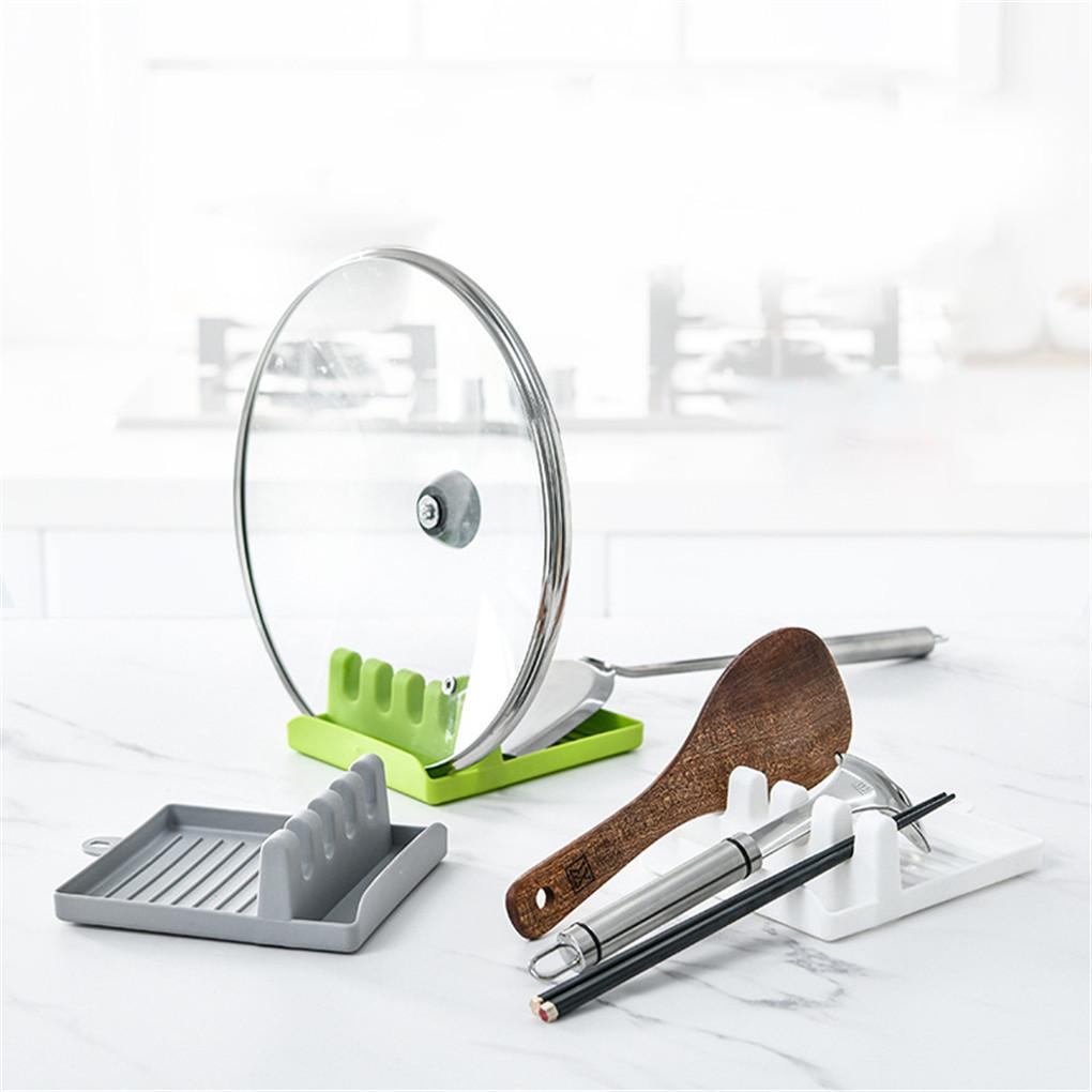 Spoon Rest Kitchen Organizer for Fork Spatula Rack Spoon Holder Stand