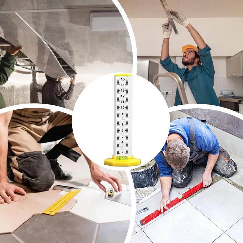 Construction Level Ceiling Tile Leveler Height Marking Ruler Double Use With Magnetic Base Precision For Wall Cabinetry Land