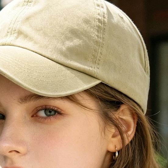 Semi-Hollow Top Baseball Cap, Baseball Cap with Ponytail Opening, Quick-Dry Fabric Sun Protection Hat for Running Cycling Fitness Outdoor Activities