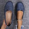 Large size foreign trade suture laser women's flat bottom loafers foreign trade, supply retro