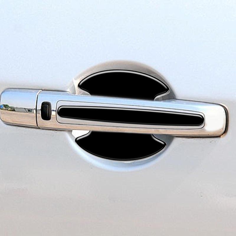 Car Door Handle Protector Anti Scratch Vehicle Door Handle Cup Protector Protective Film Sticker For Truck SUV RV Maintenance