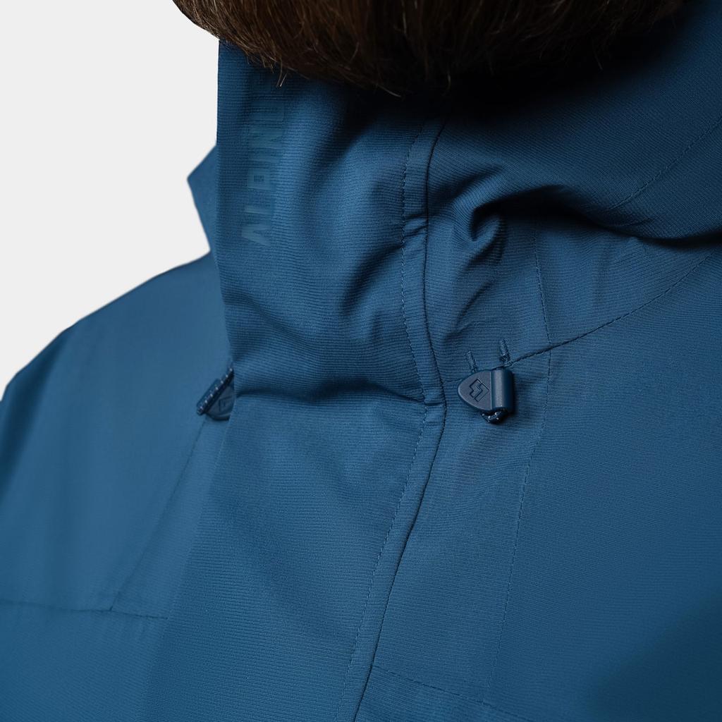 Alpinus Arys Men' 2-Layer Jacket Blue Nq11994 Size 3Xl