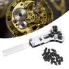 Adjustable Design Watch Screw Back Case Wrench Replaceable Parts Stainless Steel Watch Back Case Opener 3 Point Wrench