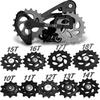10T 11T 12T 13T 14T 15T 16T 17T 18T Bearing Bicycle Rear Guide Wheel Road Bike Rear Mech Derailleur Pulley Roller For Repair Kit
