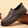High Quality Business Leather Shoes Summer Casual Male Brown Loafers Moccasin Elegant Dress Luxury Driving Shoe Slip on Flats
