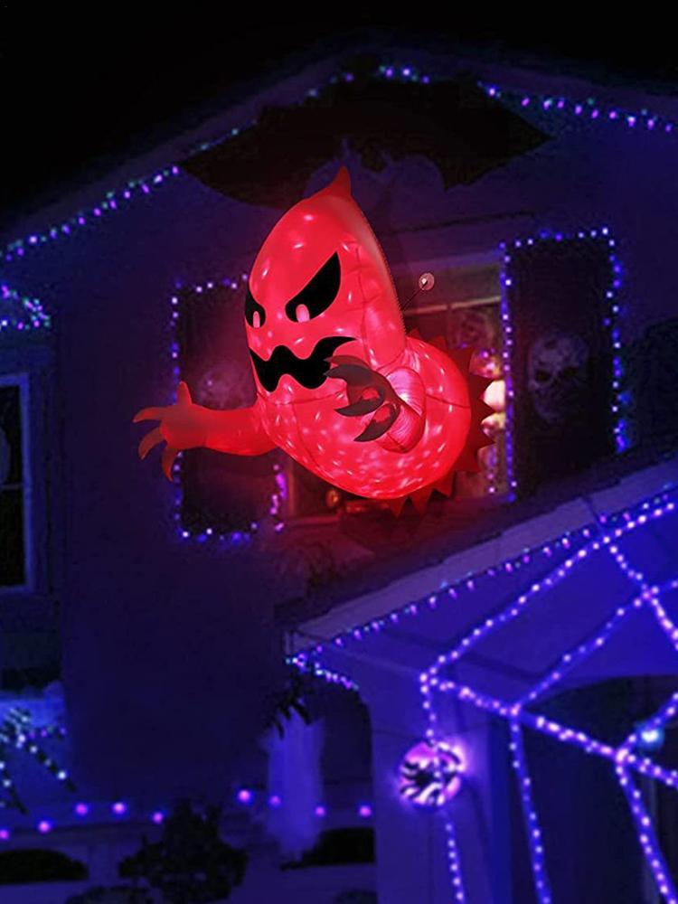 Halloween Window Decorations Blow Up Inflatable Halloween Party Outside Inflatable Window Breaker Scary Ghost Decor