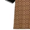Coach Signature Polo Logo Print Short Sleeve Polo Shirt Men Tops Khaki CO816-OFZ