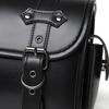Distinctive Motorcycle Storage Bag Waterproof PU Leather With Adjustable Straps For Large Bike